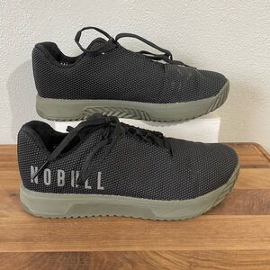 NOBULL SuperFabric Black Training Sneakers W10 M8.5 Crossfit Gymfit Active Walk
